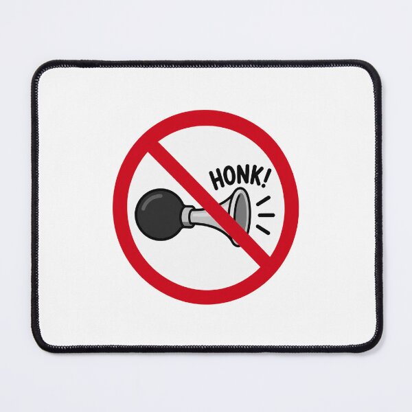 Item preview, No Honking Funny Anti Honk Car Horn Design designed and sold by MonkiFlipp.