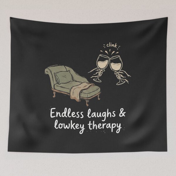 Item preview, Endless Laughs Lowkey Therapy designed and sold by SplashTastic.