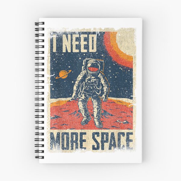 Item preview, Funny Quote Space Man Astronaut Retro I Need More Space T-Shirt designed and sold by SavsMerch.