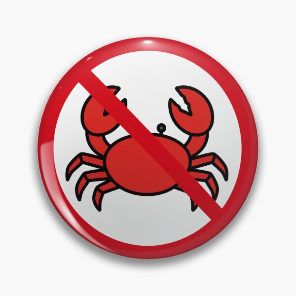 Item preview, No Crab Funny Anti Crab Beach Seafood Design designed and sold by MonkiFlipp.