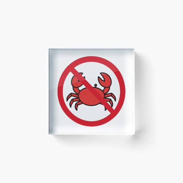Item preview, No Crab Funny Anti Crab Beach Seafood Design designed and sold by MonkiFlipp.