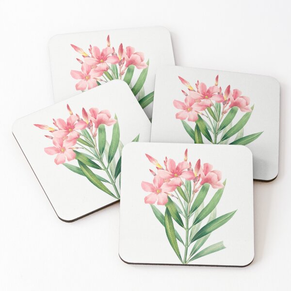 Item preview, Nerium Flowers Vintage Botanical Illustration designed and sold by TheRetroArtRoom.
