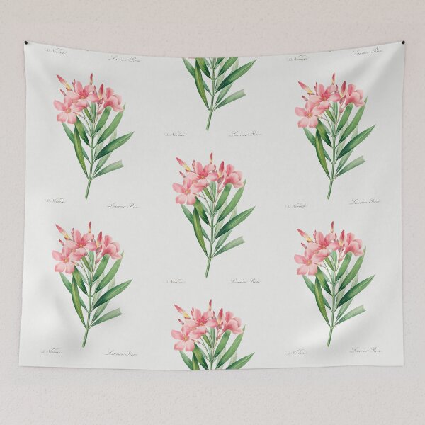 Item preview, Nerium Flowers Vintage Botanical Illustration designed and sold by TheRetroArtRoom.
