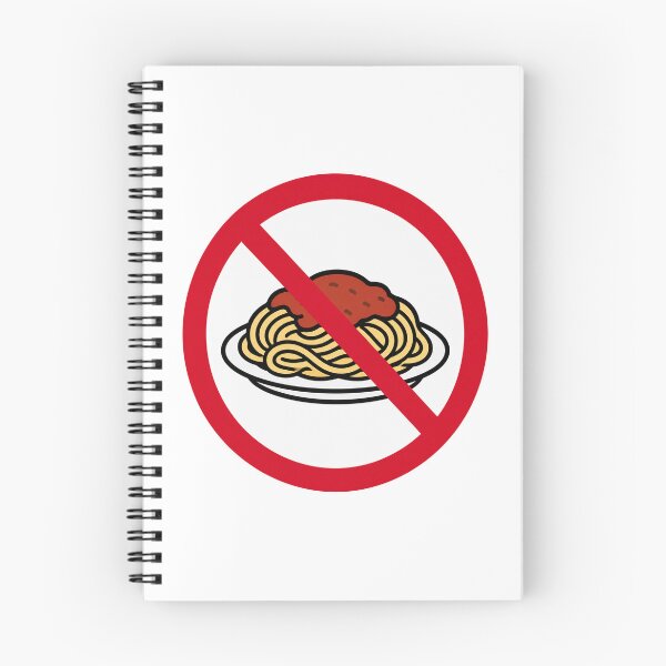 Item preview, No Spaghetti Funny Anti Pasta Italian Food Design designed and sold by MonkiFlipp.