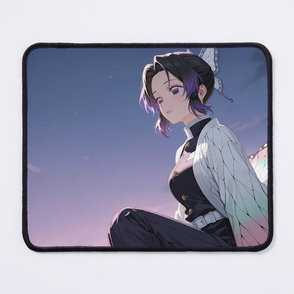 Item preview, Shinobu Kocho Demon Slayer Twilight Rooftop Butterfly Calm designed and sold by SubtextandSass.