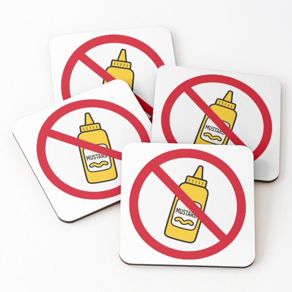Item preview, No Mustard Funny Anti Condiment Food Lover Design designed and sold by MonkiFlipp.
