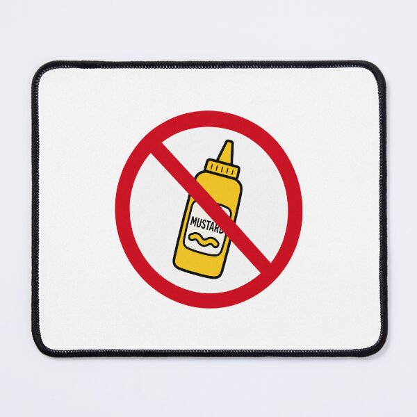 Item preview, No Mustard Funny Anti Condiment Food Lover Design designed and sold by MonkiFlipp.