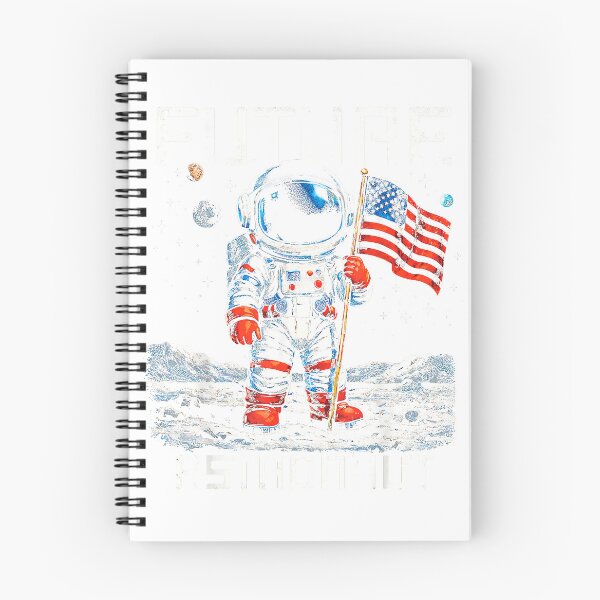 Item preview, Future Astronaut On The Moon Astronomy Outer Space USA Flag T-Shirt designed and sold by Aru Pxle.