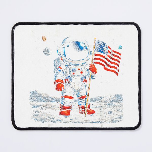 Item preview, Future Astronaut On The Moon Astronomy Outer Space USA Flag T-Shirt designed and sold by Aru Pxle.
