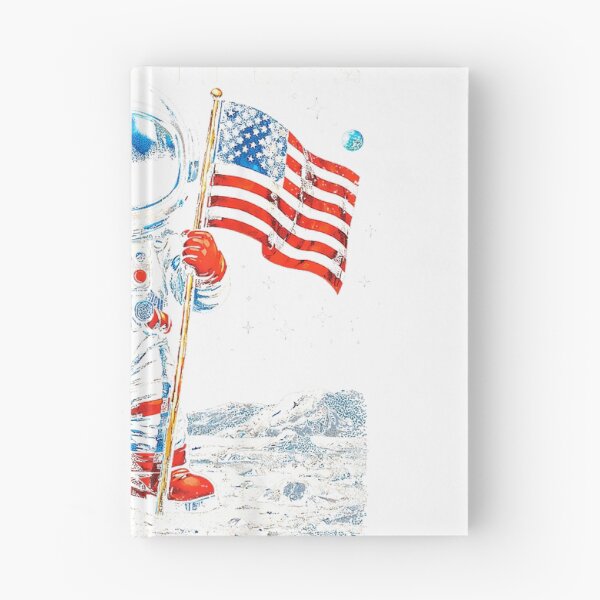 Item preview, Future Astronaut On The Moon Astronomy Outer Space USA Flag T-Shirt designed and sold by Aru Pxle.