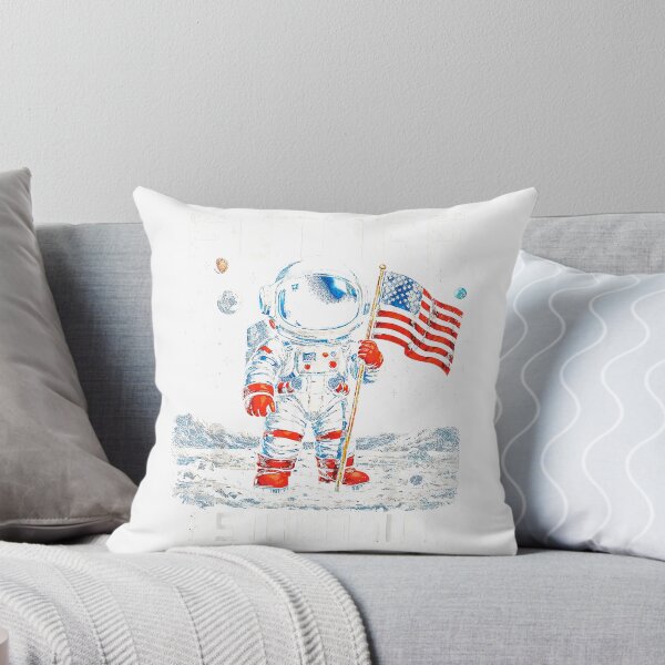 Item preview, Future Astronaut On The Moon Astronomy Outer Space USA Flag T-Shirt designed and sold by Aru Pxle.