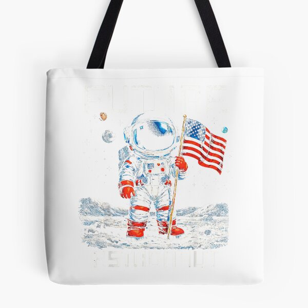 Item preview, Future Astronaut On The Moon Astronomy Outer Space USA Flag T-Shirt designed and sold by Aru Pxle.