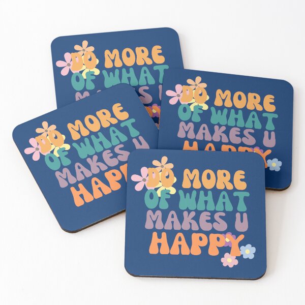 Item preview, ✌️ Retro "Do More Of What Makes U Happy" Groovy Quote Graphic designed and sold by SeJaa.