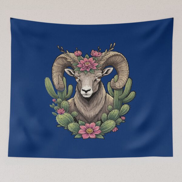 Item preview, Colorado Bighorn And Claret Cup Cactus designed and sold by taiche.