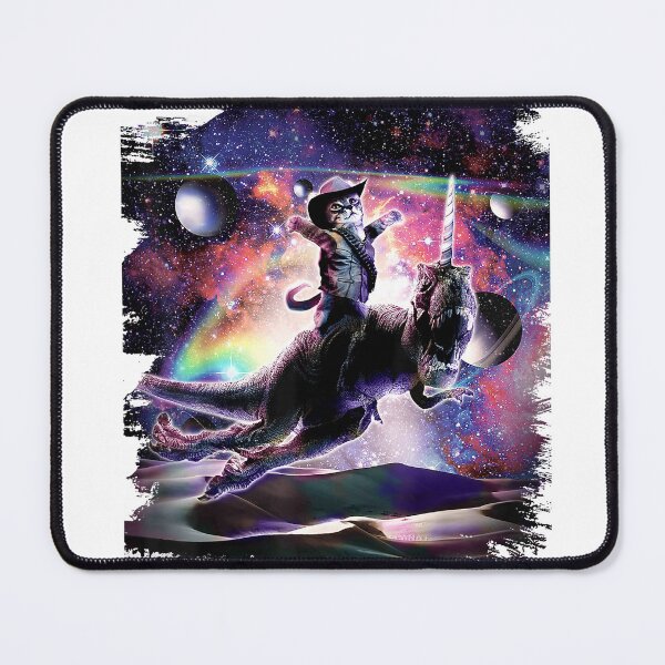 Item preview, Galaxy Cat On Dinosaur Unicorn In Space T-Shirt designed and sold by dDariaallofthat.