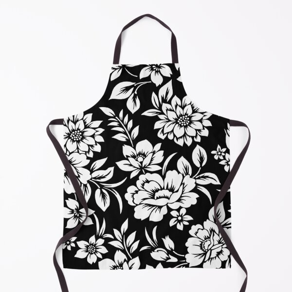 Item preview, Classic Monochrome: Timeless Black and White Floral Tapestry designed and sold by LiveLearnCreate.