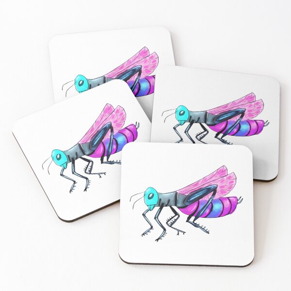 Item preview, Cyberpunk Grasshopper designed and sold by BugMoodArt.