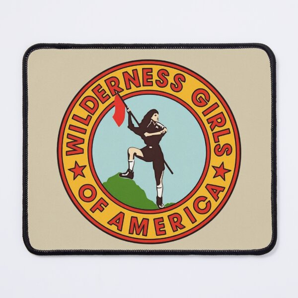 Item preview, Wilderness Girls of America Retro Scout Emblem designed and sold by RahniNM.