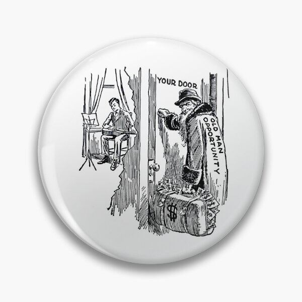 Item preview, Old Man Opportunity designed and sold by Steel Guitar Rags.