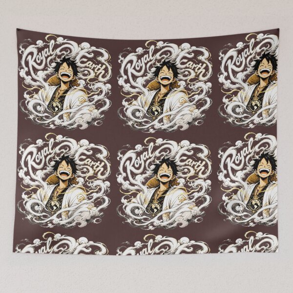 Item preview, Anime Straw Hat Pirate Laughing White Clouds designed and sold by RoyalEarthstore.