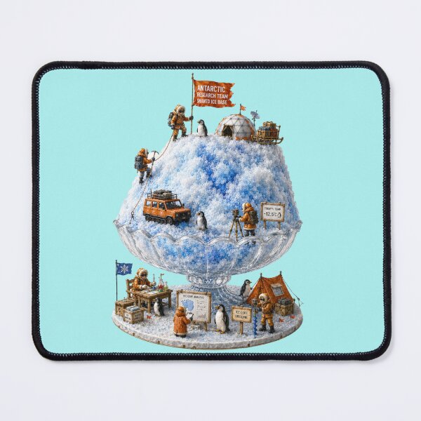Item preview, Antarctic Shaved Ice Research Base | Miniature Polar Expedition Diorama designed and sold by sunbowjp stadio.