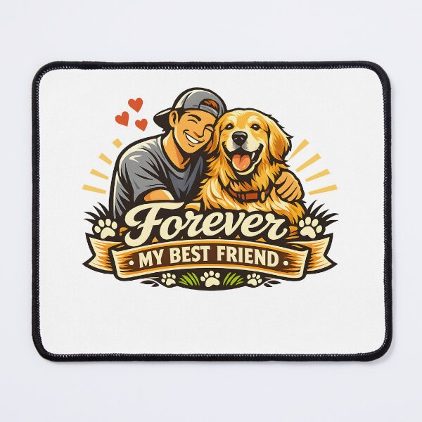 Item preview, Forever My Best Friend Golden Retriever Dog Dad Shirt designed and sold by Sahil Randhawa.