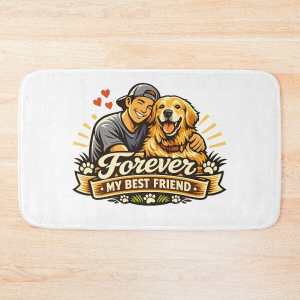 Item preview, Forever My Best Friend Golden Retriever Dog Dad Shirt designed and sold by Sahil Randhawa.