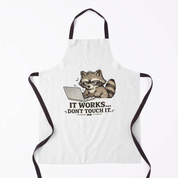 Item preview, Programmer Raccoon T-Shirt Design designed and sold by Saeed Ahmad.