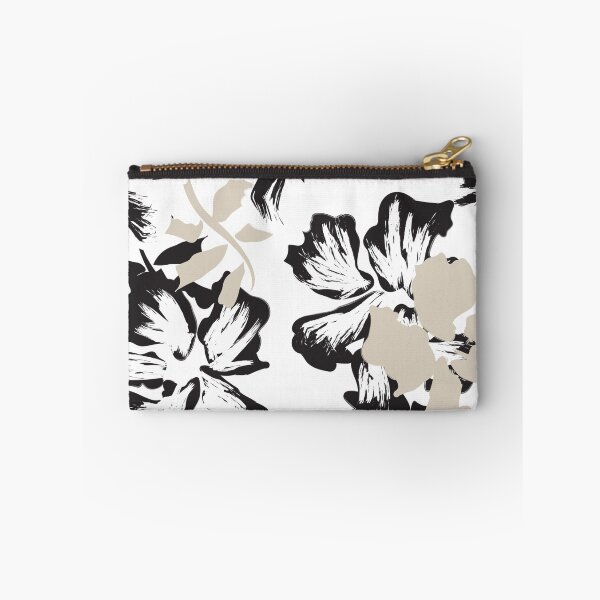 Item preview, Artistic Bloom: Cream and Charcoal Brushstroke Floral designed and sold by LiveLearnCreate.