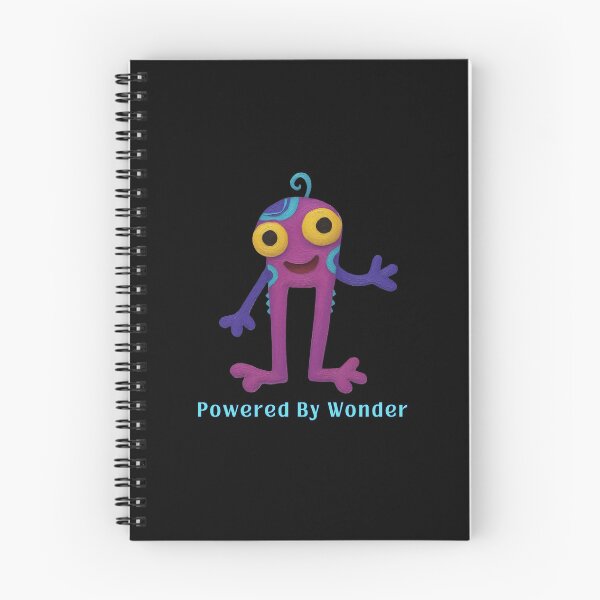 Item preview, Powered By Wonder - Cute Weird Monster with Big Eyes designed and sold by PatykArt.