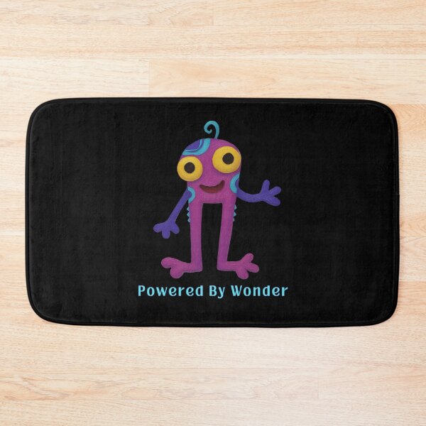 Item preview, Powered By Wonder - Cute Weird Monster with Big Eyes designed and sold by PatykArt.