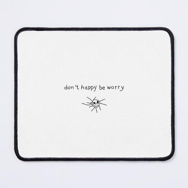 Item preview, Funny Mental Health Shirt Don't Happy Be Worry Minimalist Hand Drawn Doodle Anxiety Humor Mental Health Sarcasm Burnout Humor designed and sold by RealLifeMerchies.