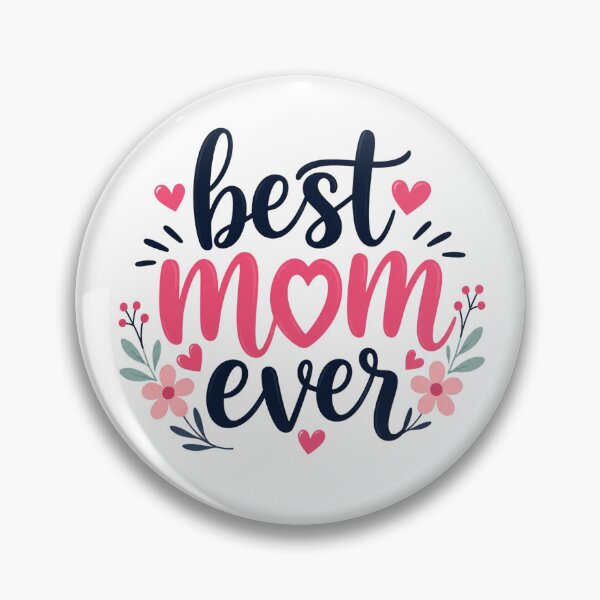 Item preview, Best Mom Ever - Heartfelt Floral Design designed and sold by Myra365Art.