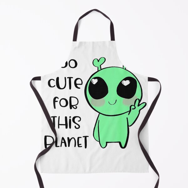 Item preview, Kawaii Alien Art T-Shirt Too Cute for This Planet T-Shirt designed and sold by ljat14.