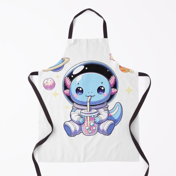 Item preview, Kawaii Axolotl Bubble Tea Boba Tea Astronaut Space Axolotl T-Shirt designed and sold by Juvestore24.