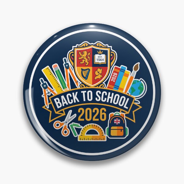 Item preview, Back To School 2026 Academic Crest designed and sold by SplashTastic.