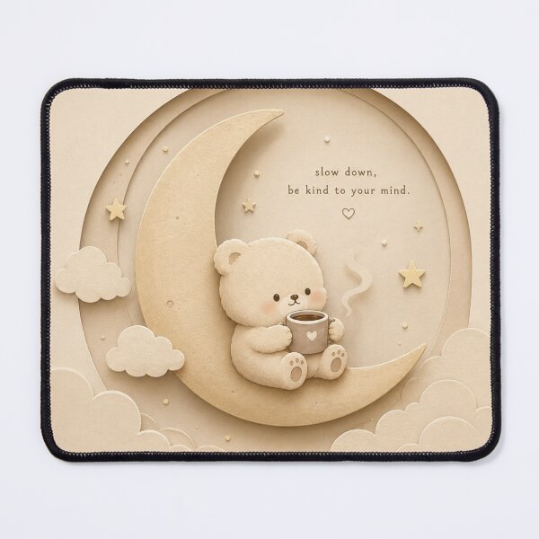 Item preview, Cute Teddy Bear Moon Nursery Illustration designed and sold by Siti Hoiriyah.