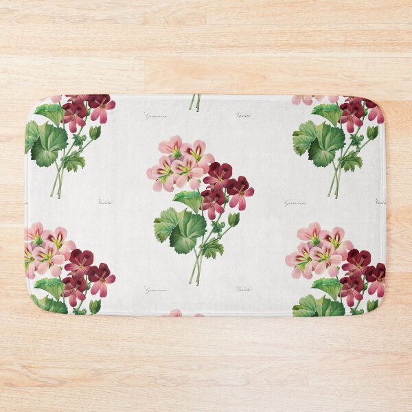 Item preview, Geranium Flowers Vintage Botanical Illustration designed and sold by TheRetroArtRoom.
