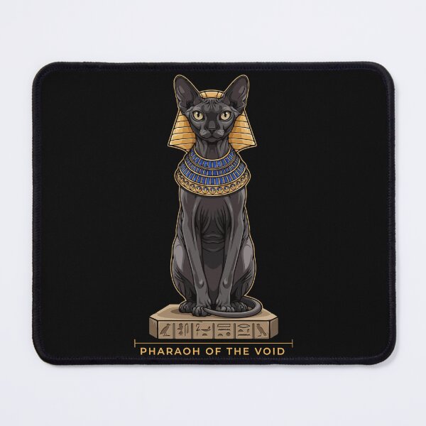 Item preview, Pharaoh Of The Void Egyptian Sphynx Black Cat Gift designed and sold by Paw-Soul.
