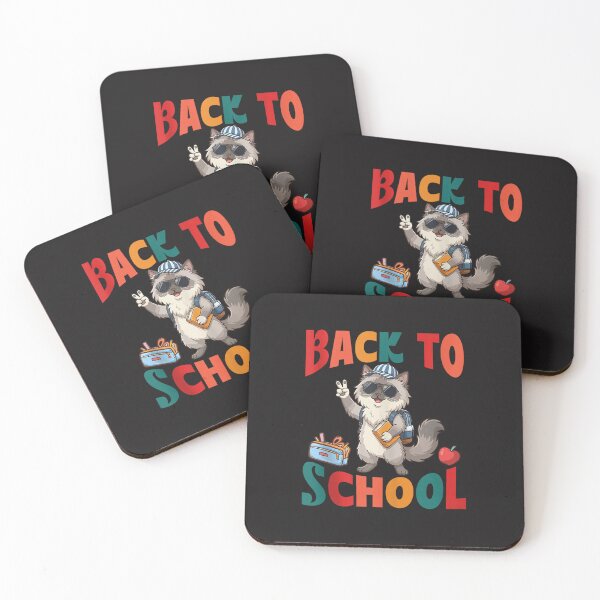 Item preview, Cute Ragdoll Cat Back to School Student Retro First Day School Design designed and sold by kiralynstration.