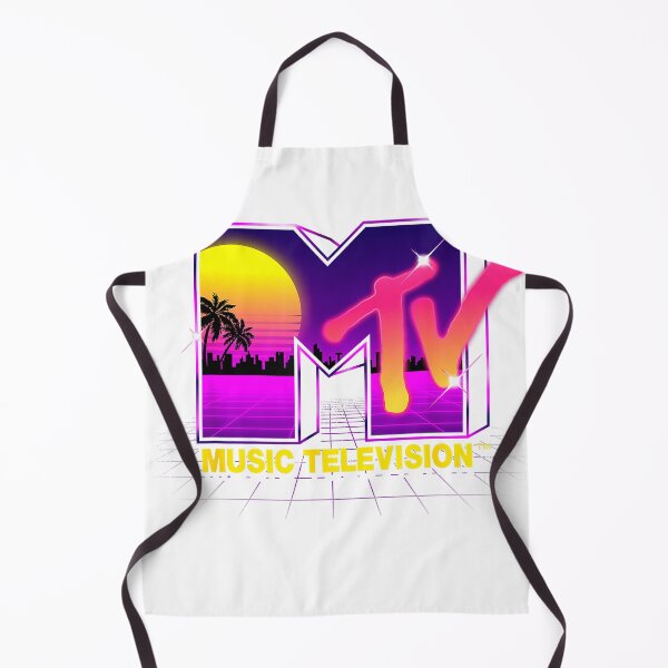 Item preview, MTV Retrowave Sunset Synthwave Cyberpunk Vaporwave 80s MTV T-Shirt designed and sold by JankoZED.