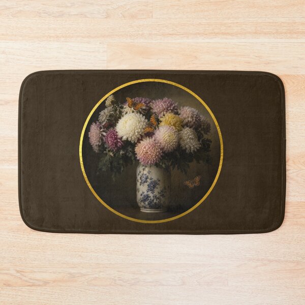 Item preview, Chrysanthemums and butterflies. designed and sold by moths-minor.