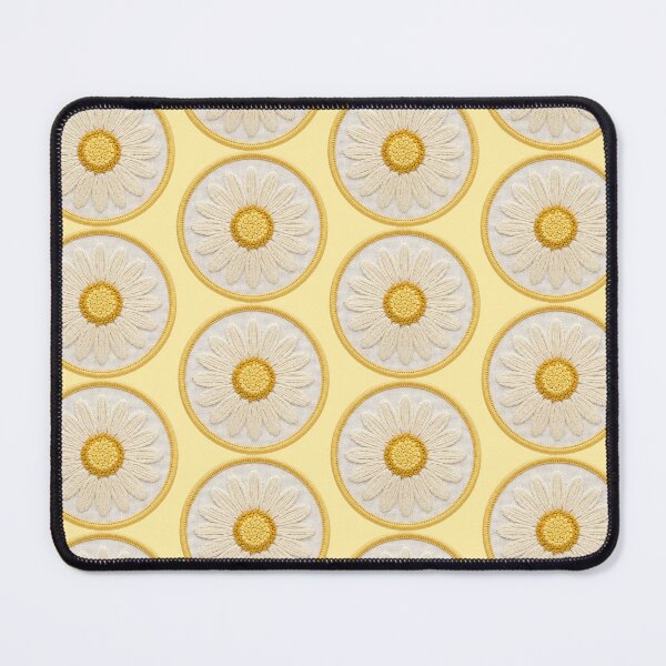Item preview, Daisy Flower Embroidery Style Patch Design designed and sold by Lamlamiu.