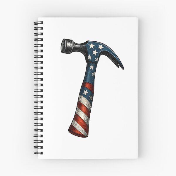 Item preview, American Flag Hammer Patriotic Tool designed and sold by artCreativeColony.