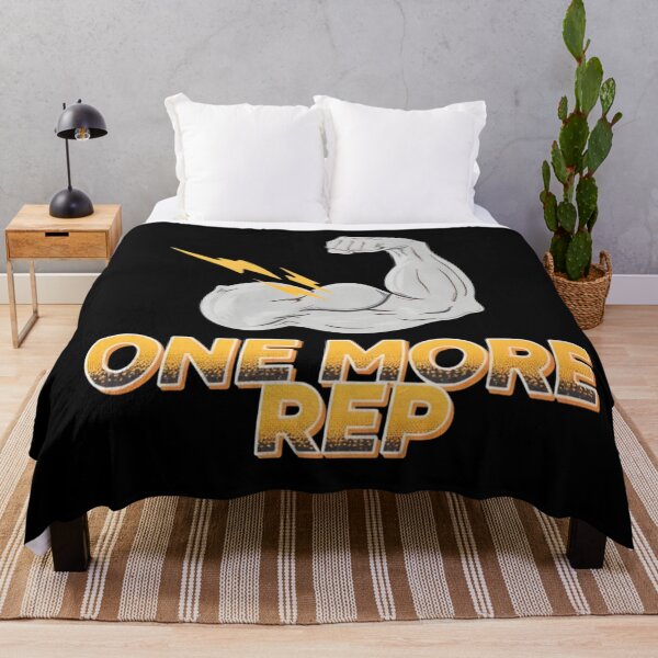 Item preview, One More Rep Gym Motivation Bicep Fitness designed and sold by ThunderRed.