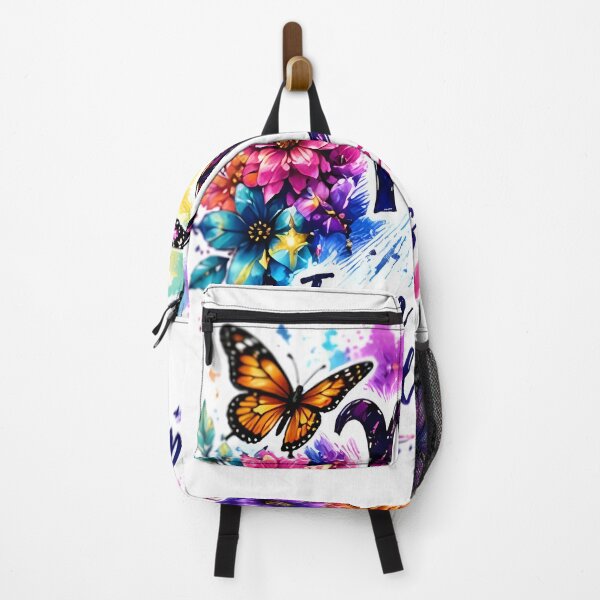 Item preview, Virgo I Am Strong I Will Succeed Butterfly Floral Art designed and sold by Zodiac Celestial Art.