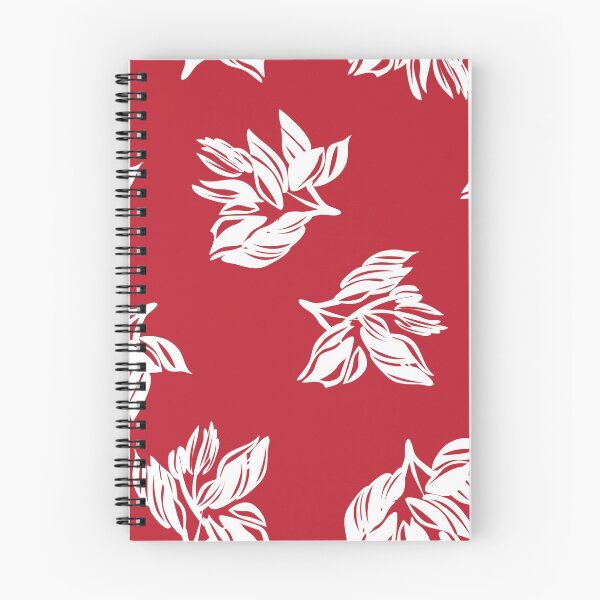 Item preview, Crimson Leaf: Bold Minimalist Botanical Pattern designed and sold by LiveLearnCreate.