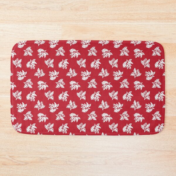 Item preview, Crimson Leaf: Bold Minimalist Botanical Pattern designed and sold by LiveLearnCreate.