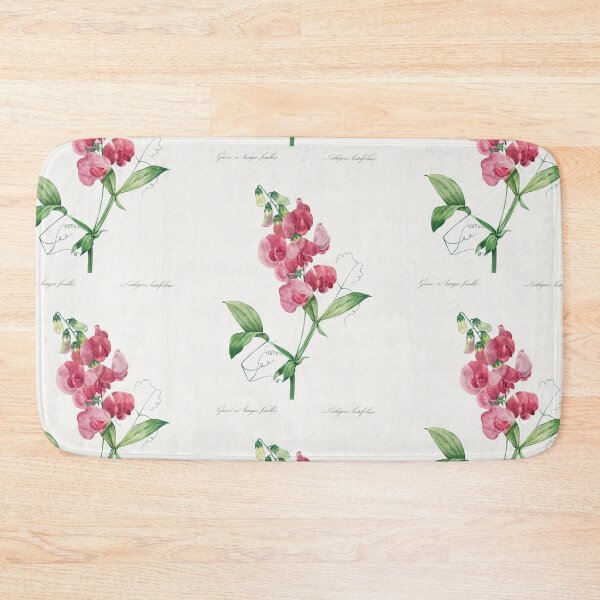 Item preview, Everlasting Sweet Pea Flowers Vintage Botanical Illustration designed and sold by TheRetroArtRoom.