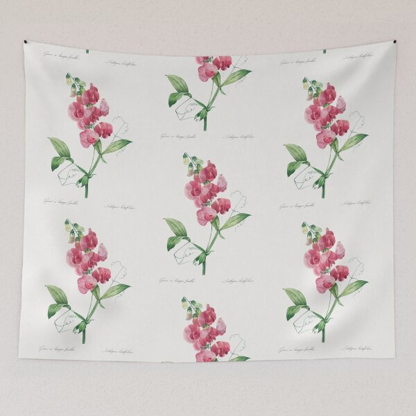 Item preview, Everlasting Sweet Pea Flowers Vintage Botanical Illustration designed and sold by TheRetroArtRoom.